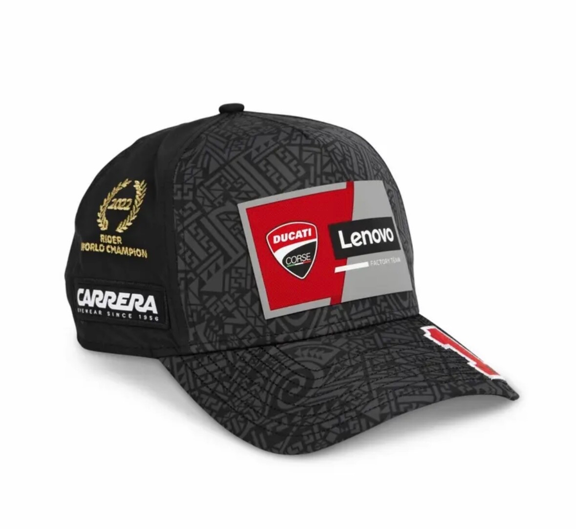 Ducati Corse MotoGP Replica Cap Hat PB63 #1 PECCO BAGNAIA Champion NEW
