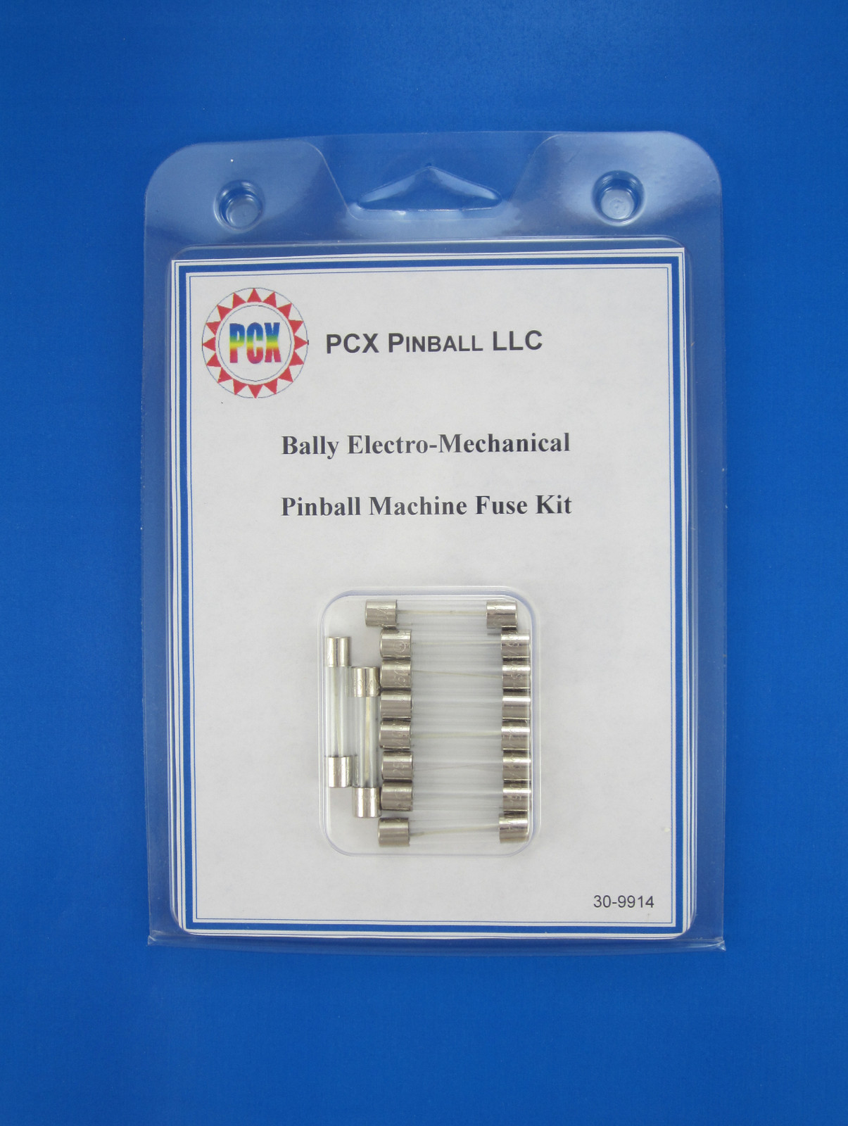 1975 Bally Wizard! Pinball Machine EM Fuse Kit - 10 Fuses