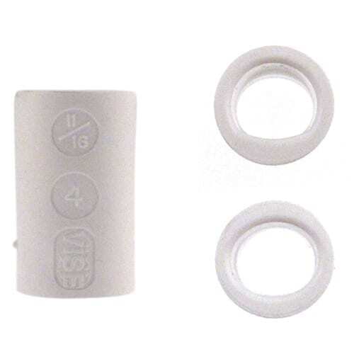 Vise Grip Oval/Power Oval Bowling Finger Inserts | Clear | 10 Pack + Glue