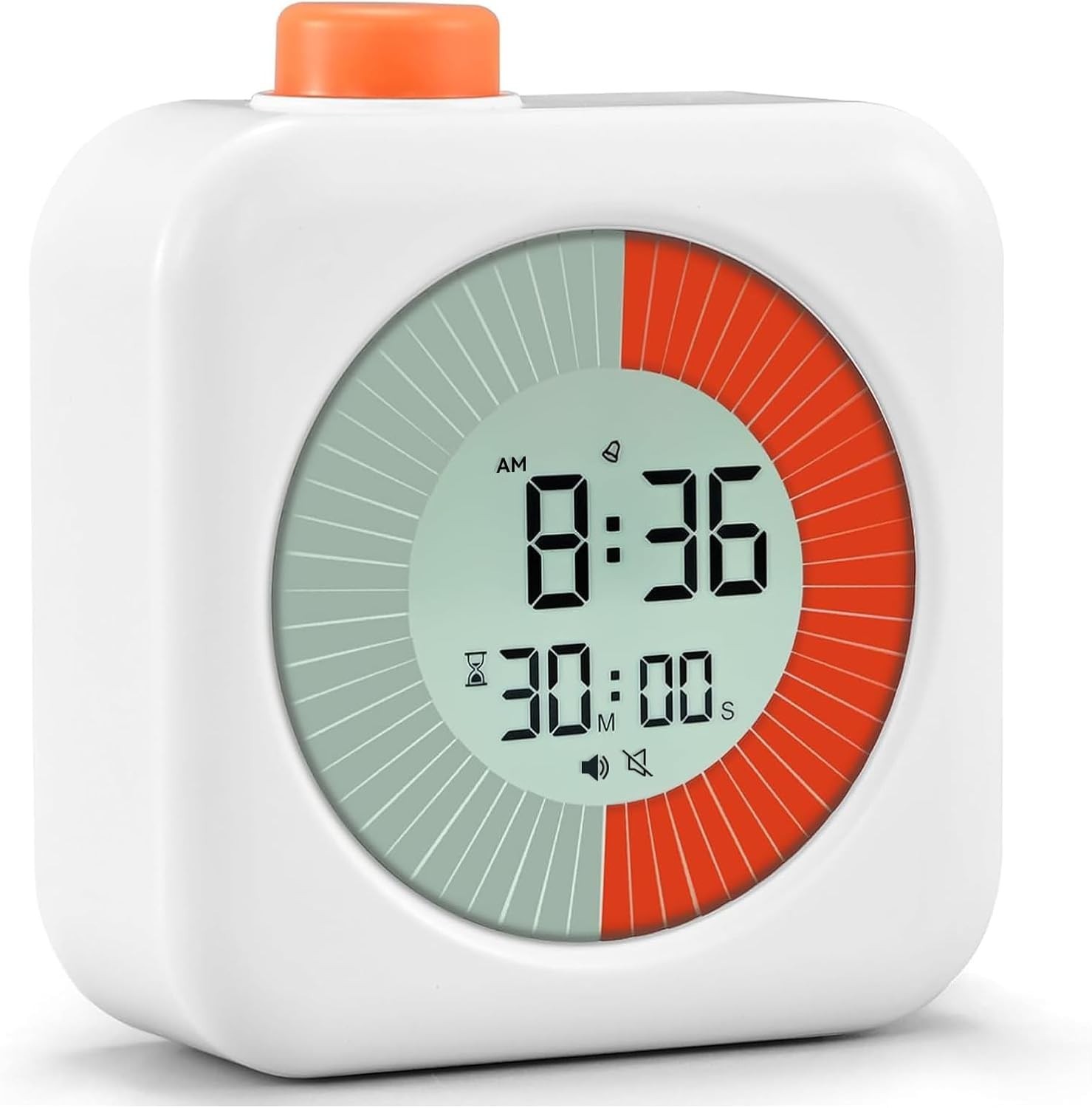 User-Friendly Visual Timer for Educators - 60-Minute Silent Countdown for Focus