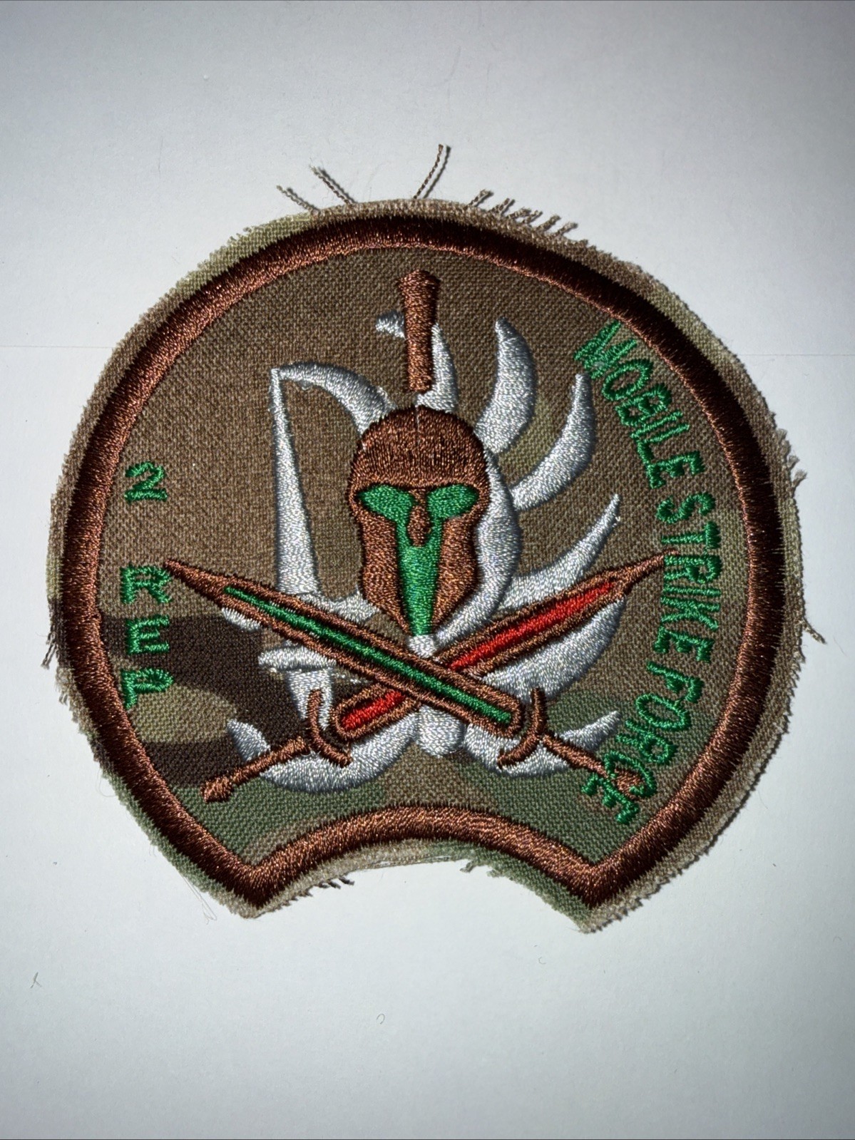 French Foreign Legion Unit Patch -Airborne 2 Rep Mobile Strike Force - Afgan War