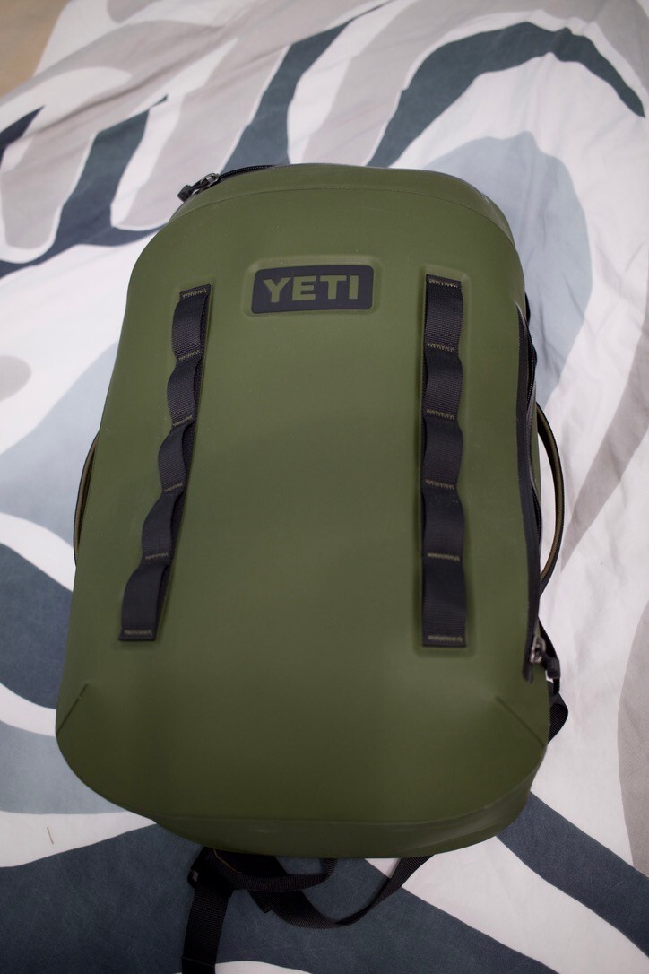 YETI Cayo 35L Waterproof Backpack in Olive Green