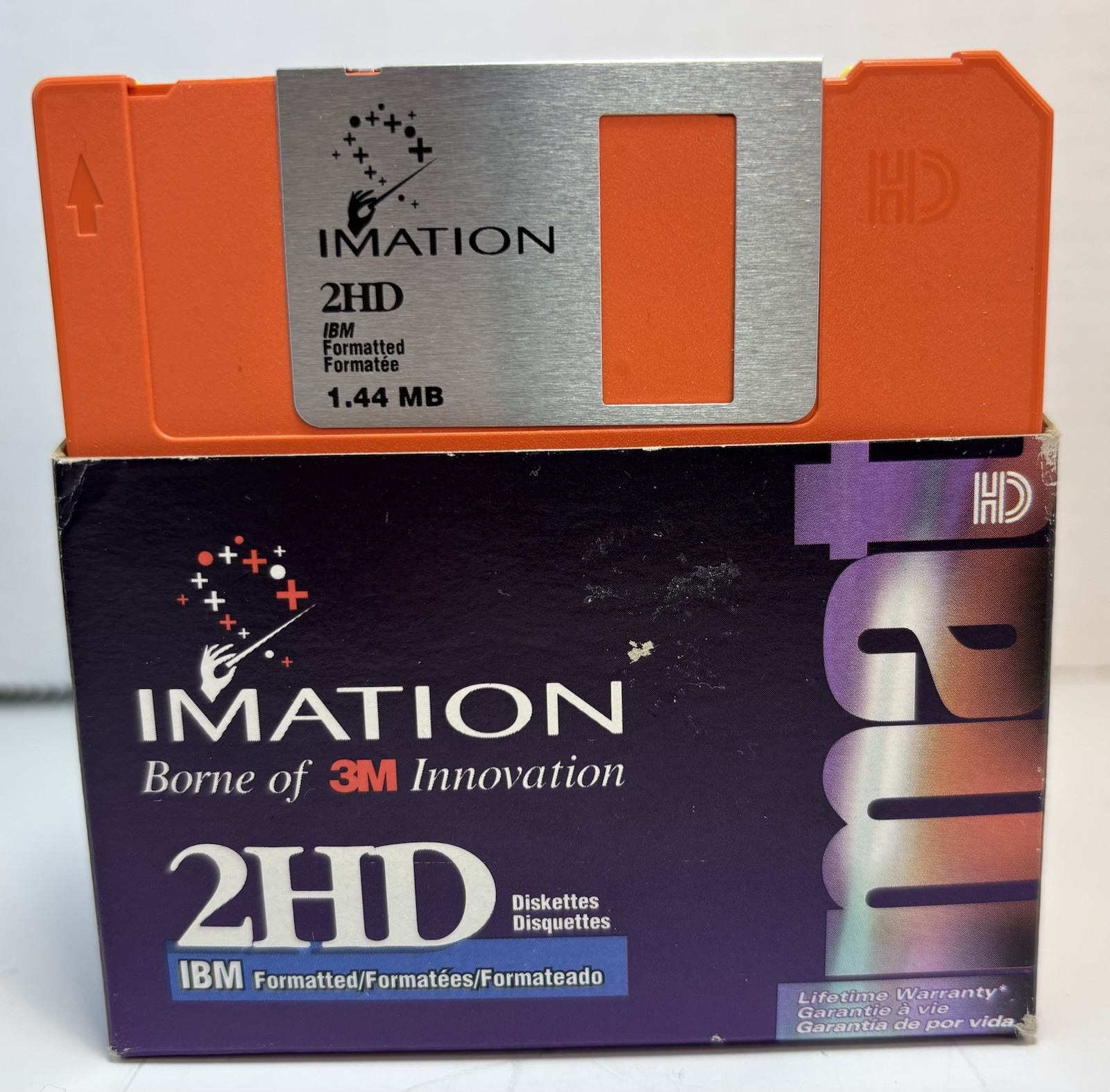 3M Imation 3.5" Floppy Disks Diskettes 27 Pack IBM Formatted 1.44MB