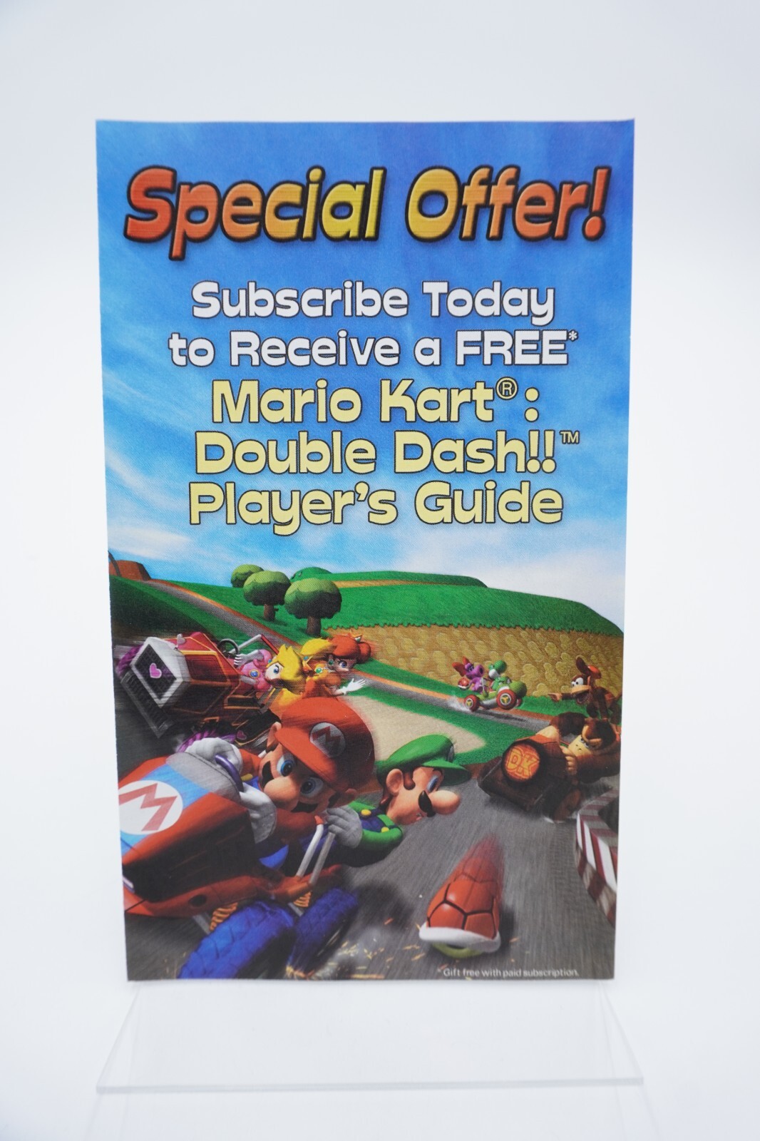 Mario Kart: Double Dash Insert ONLY (Nintendo GameCube, 2003) Nintendo Power