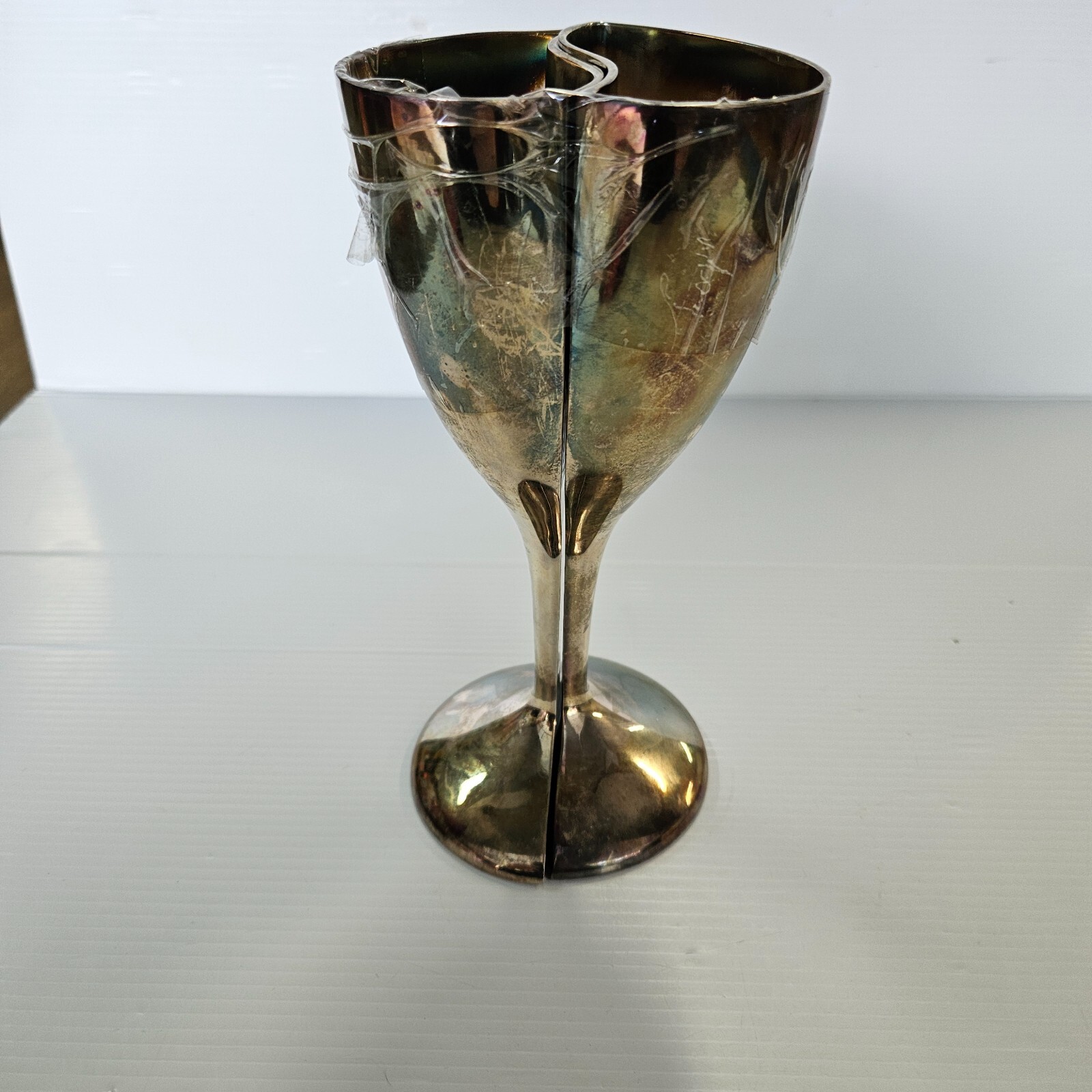 Lenox Silver Plated Toasting Wedding Collection Goblets / Cup