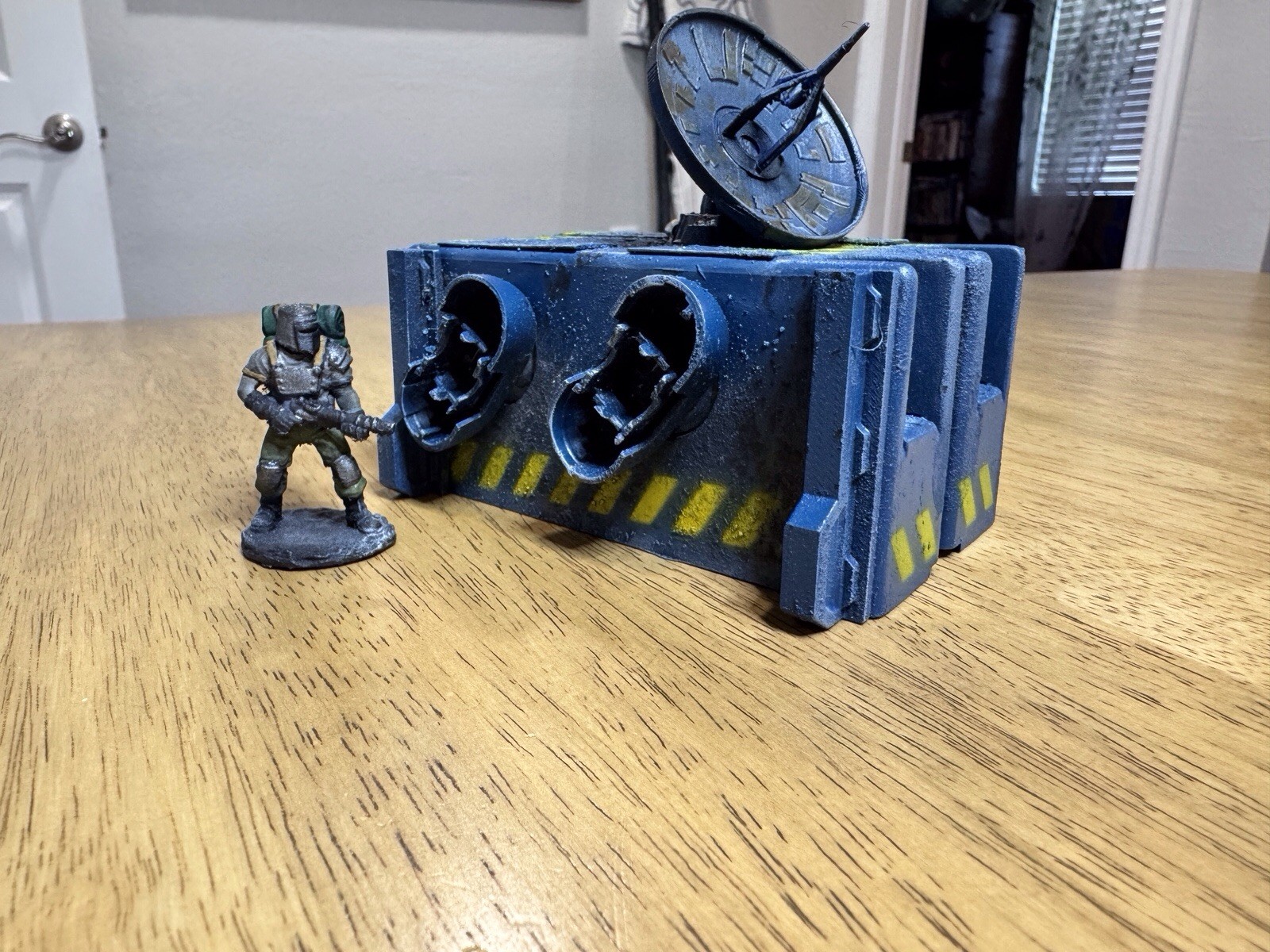 Warhammer Necromunda  Radar Communication   terrain Hazard   –scratch built.