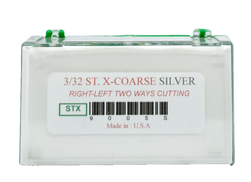 Startool Acrylic Nail Drill 3/32" STX ST.X-Coarse Silver *( Single )