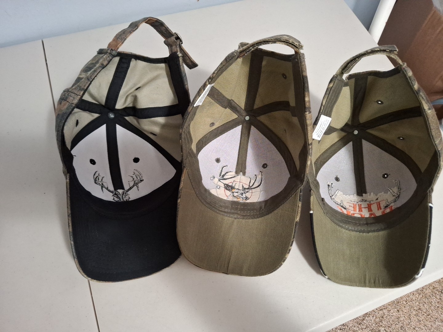 Lot Of 3 Camo Hunting Hats
