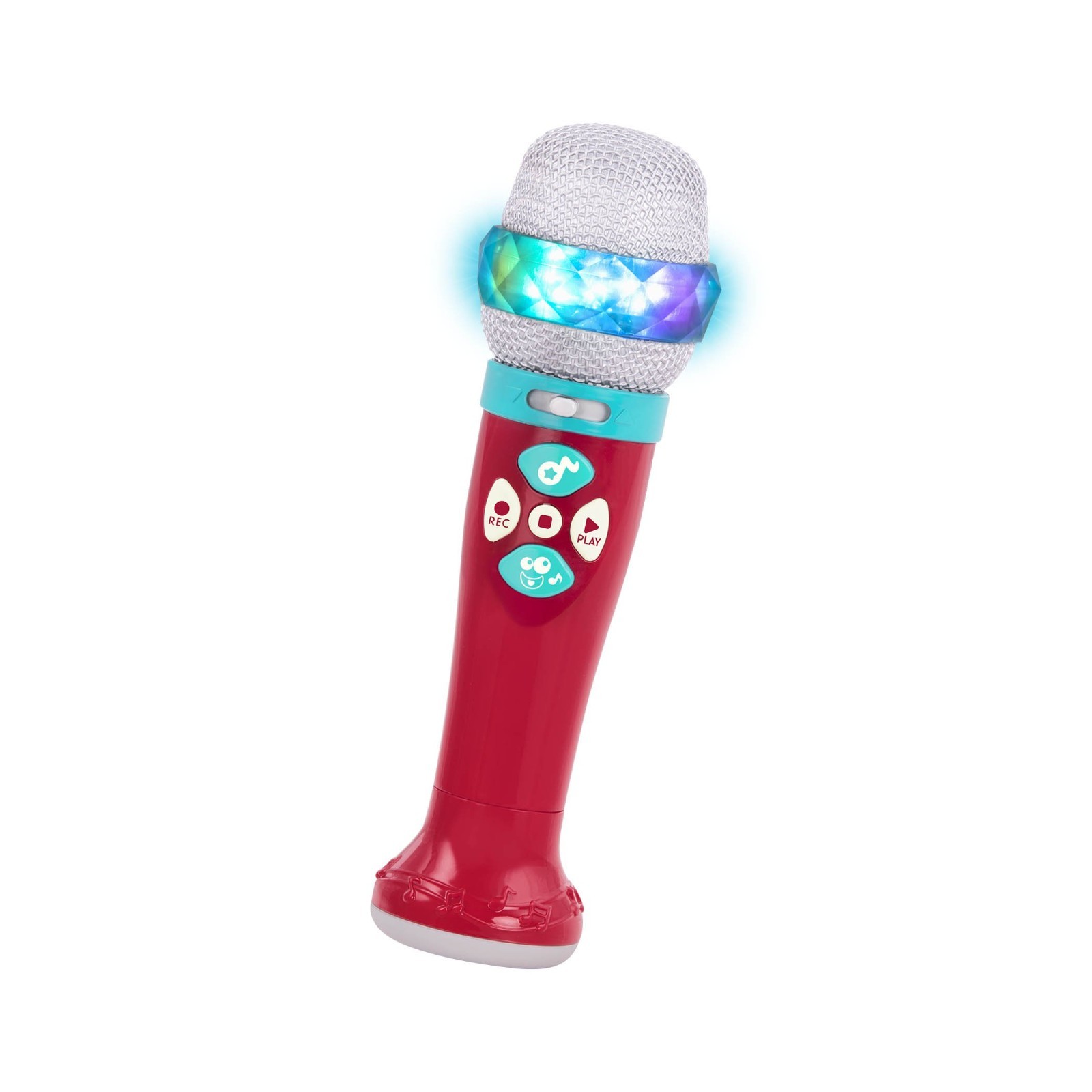 Light-Up Karaoke Microphone with Voice Changing, Record & Playback, Bluetooth -