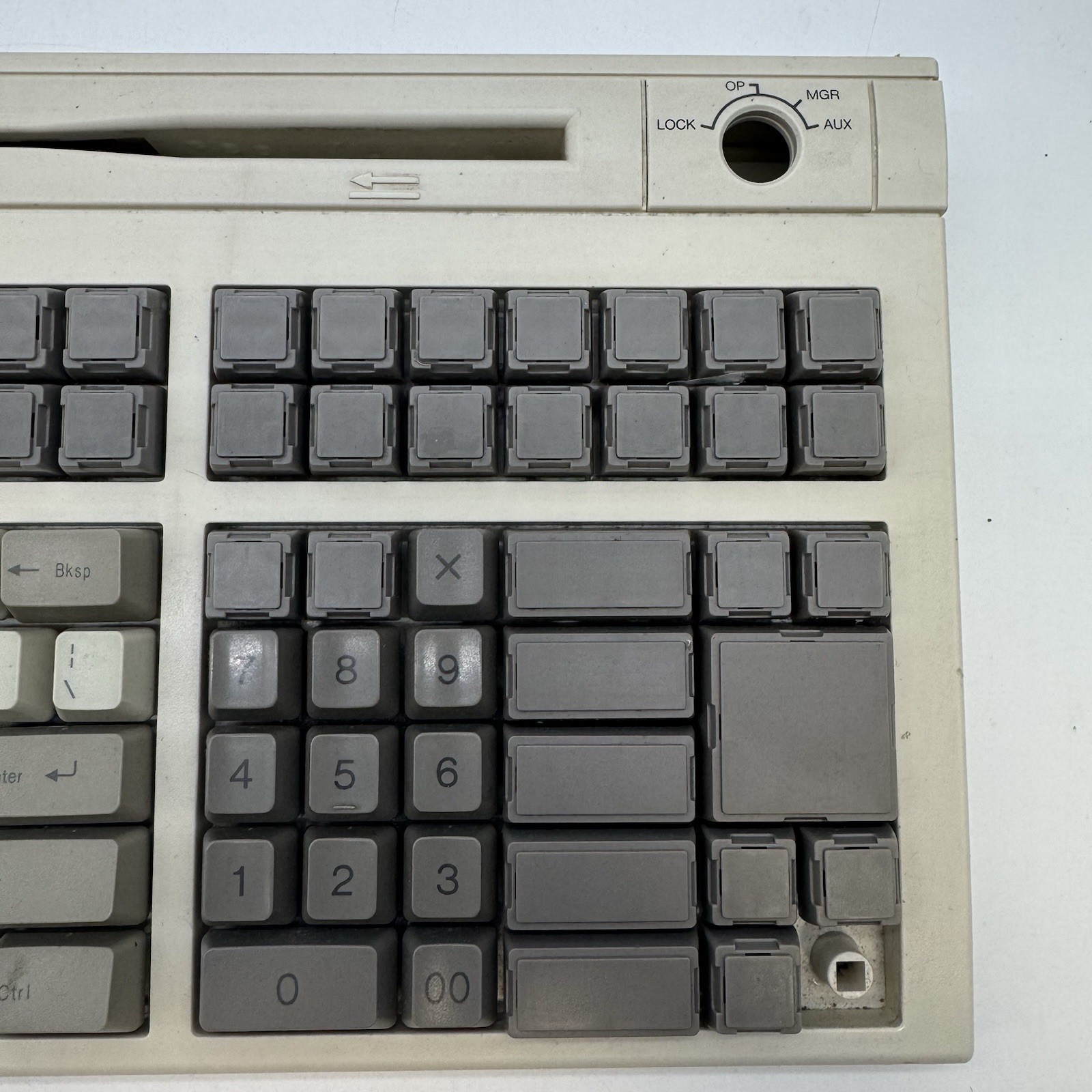 ICL Fujitsu 9535 POS Keyboard Model 53256/001 – Vintage 1998 – Made in Japan