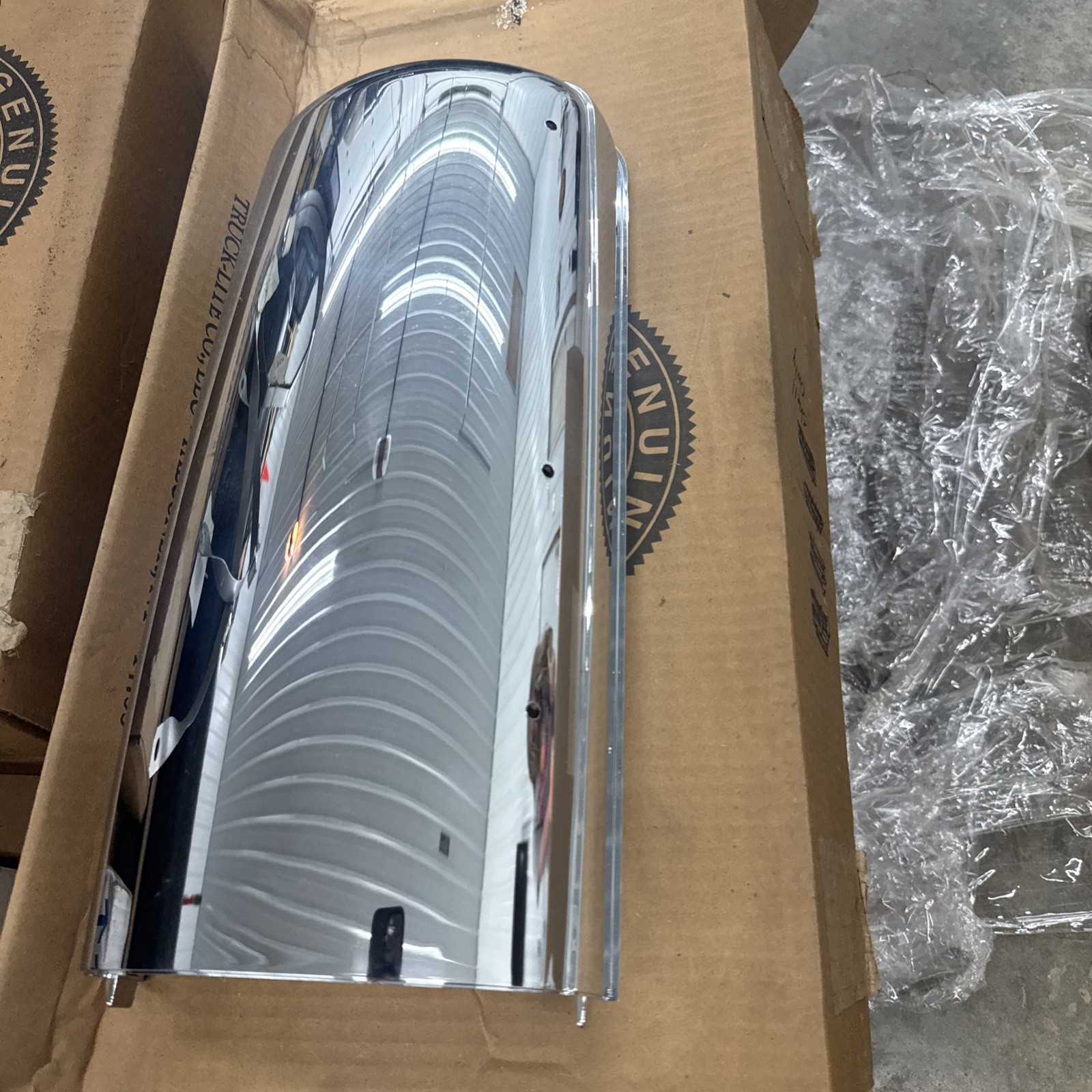 Freightliner Chrome Mirror RH Shell Only