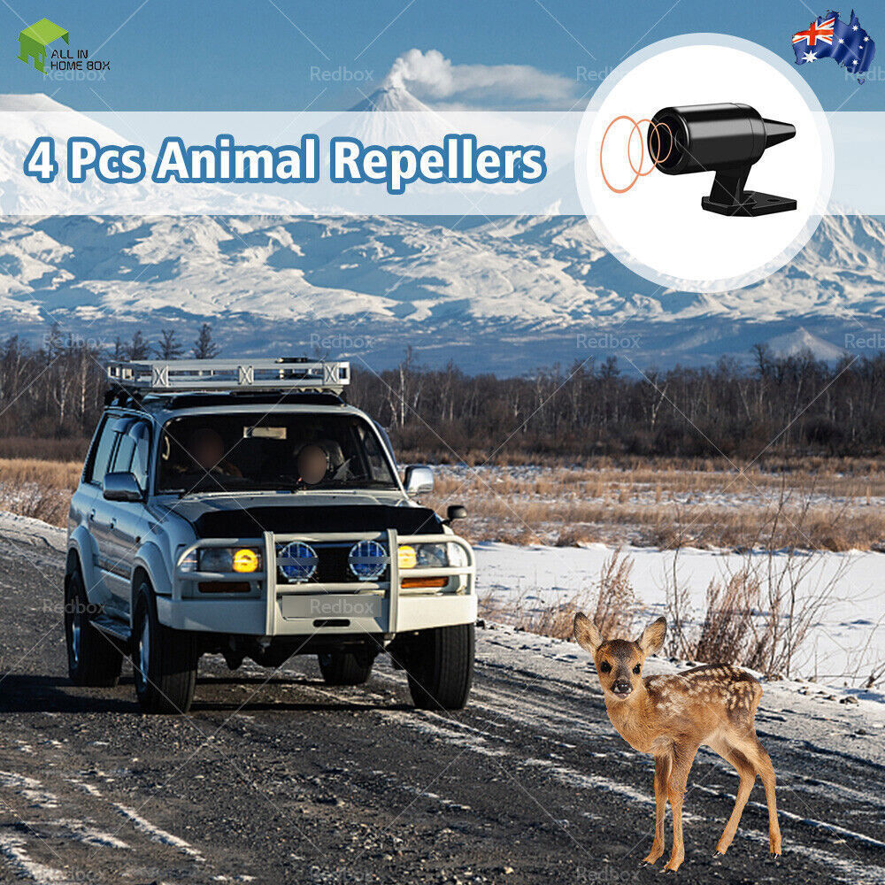 Sonic Animal Repeller Suitable for 4WD Car Truck Bus RV 2 Pair