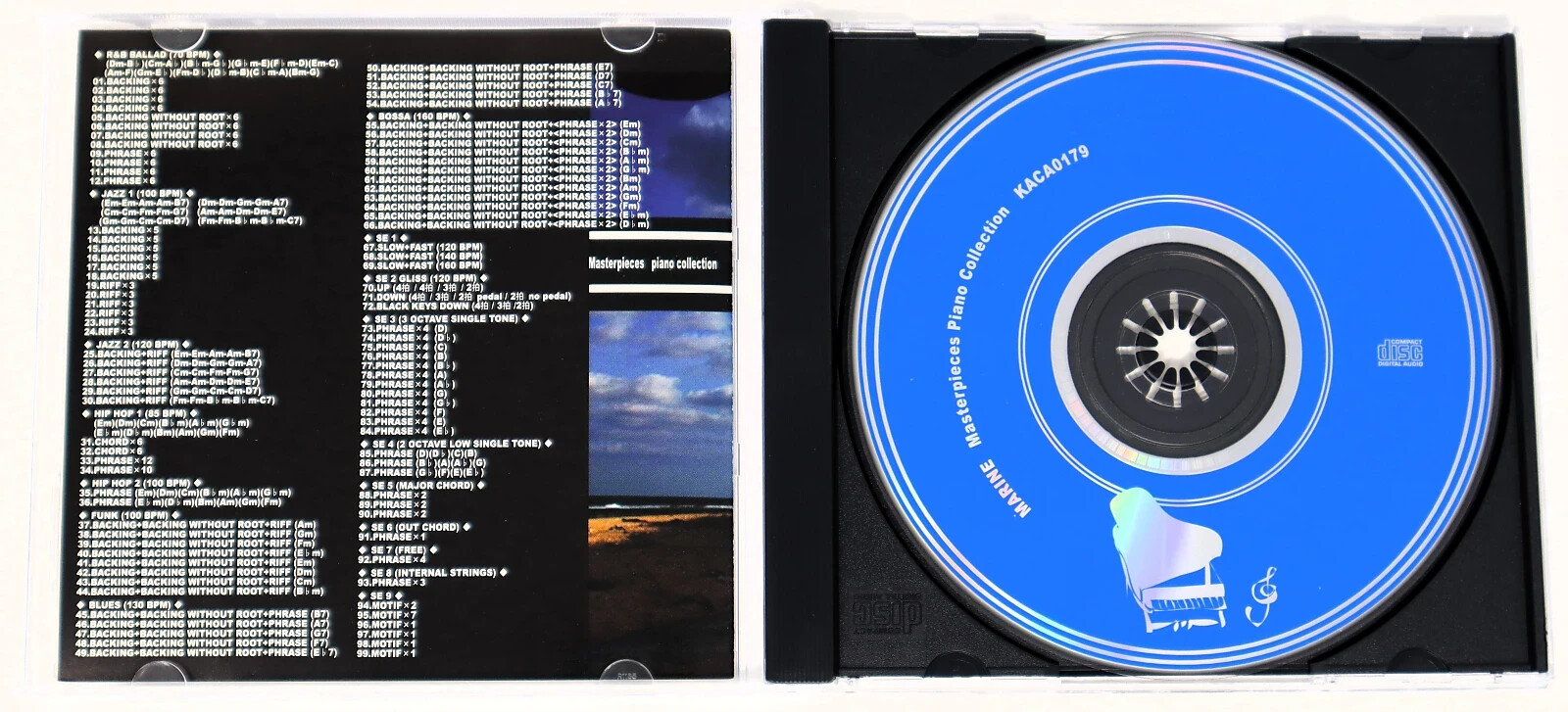 Kaeru Cafe Marine Masterpieces Piano Collection Sample/Sound Library/Sampling CD