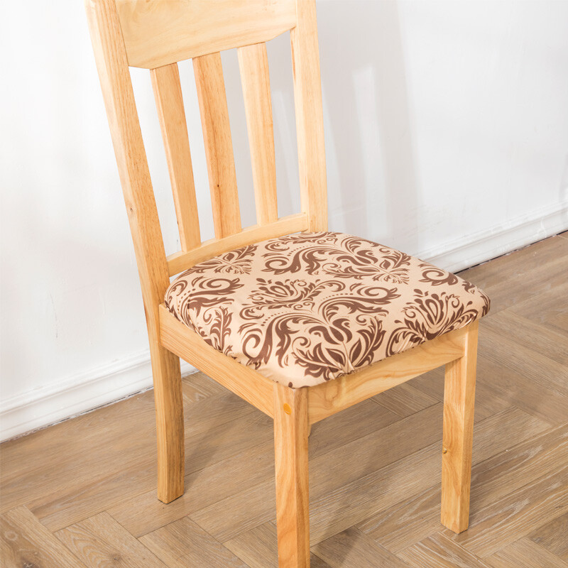 4/6pcs Waterproof Dining Chair Covers Stretch Seat Cushion Protector Home Decor