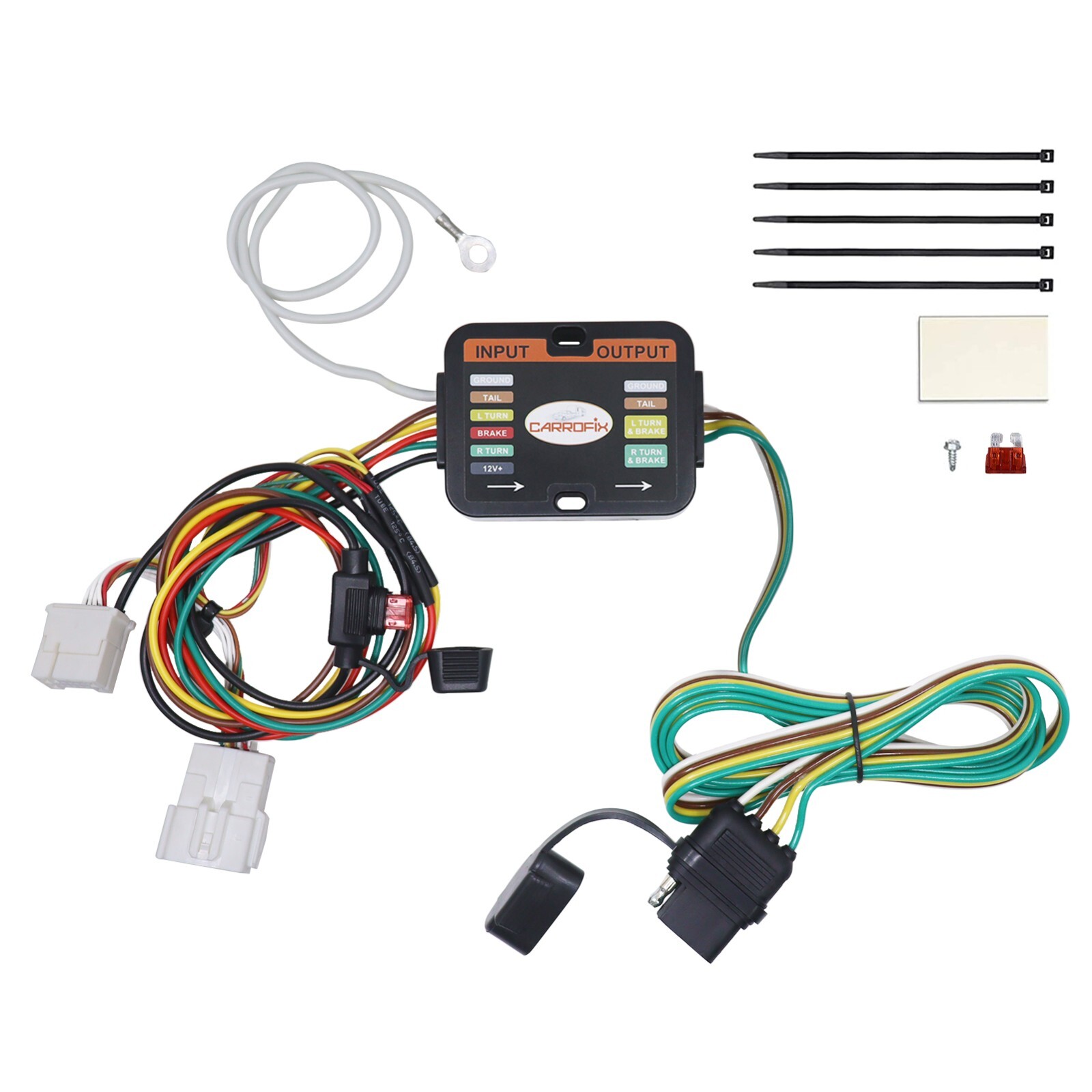 For Honda CRV 2012-2016 Vehicle Wiring Harness with 4 Way Flat Trailer Connector