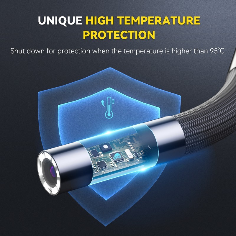 Ralcam 4 way 360°Joystick Borescope Endoscope Camera with light