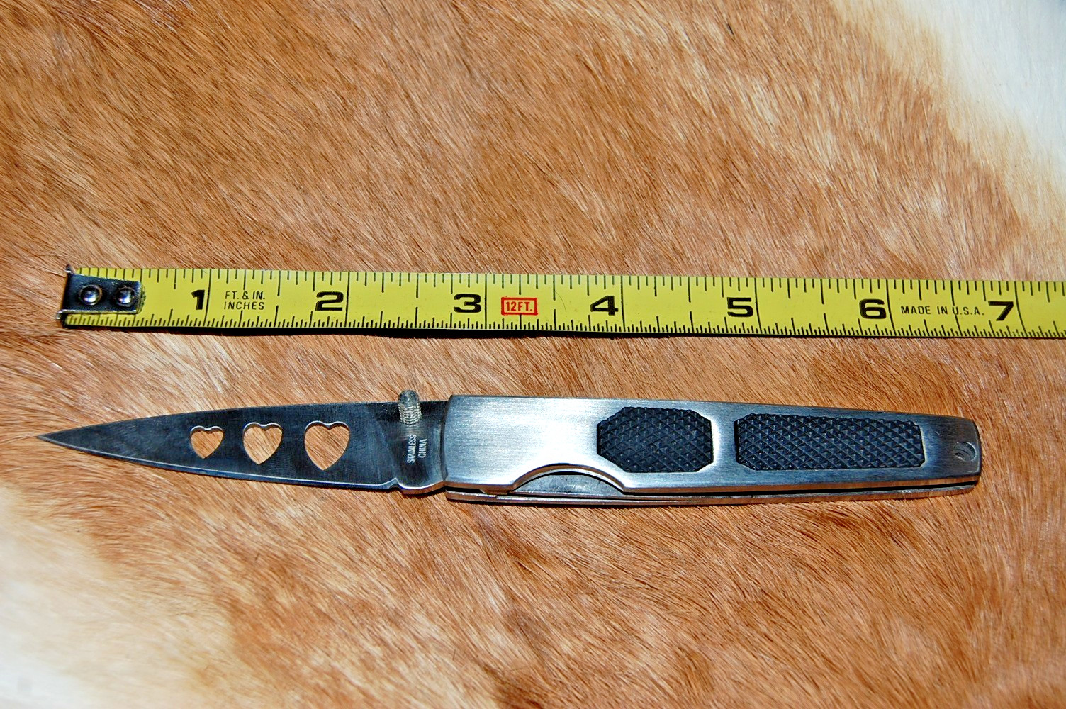 Three Heart EDC Liner Lock Pocket Knife - NEW