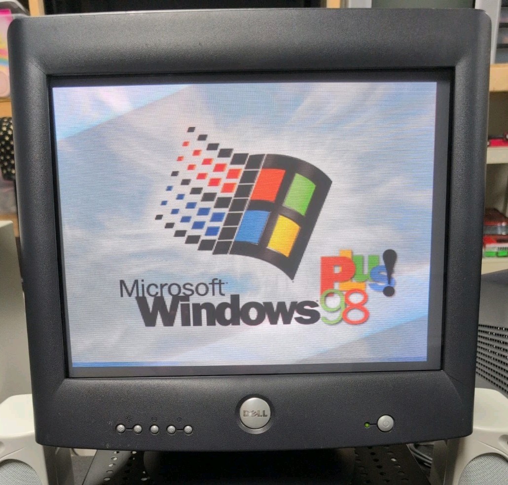 Vintage Custom PowerSpec PC Windows 98 Plus Retro Pc