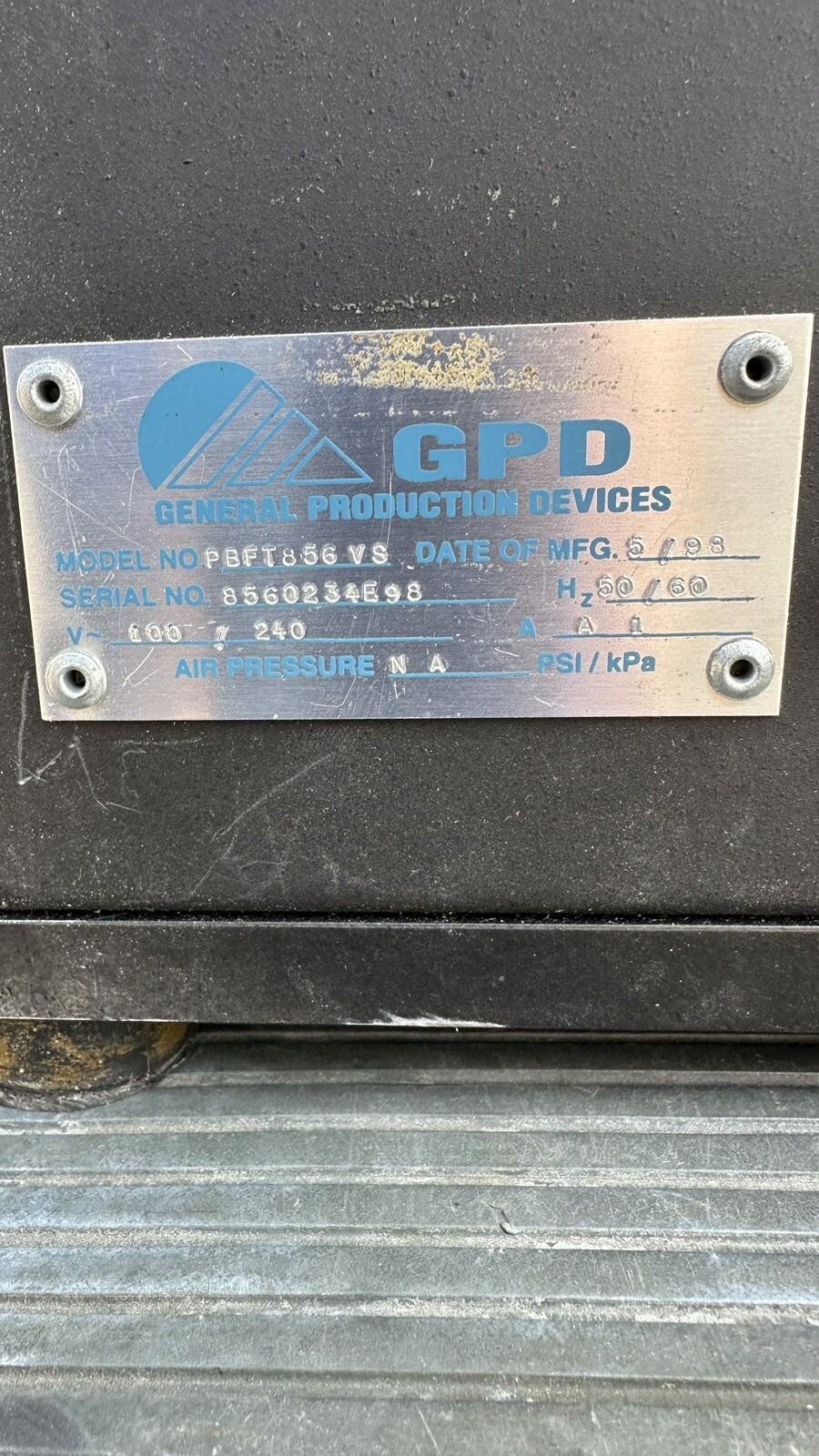 GPD PBFT856VS Peel Back Force Tester