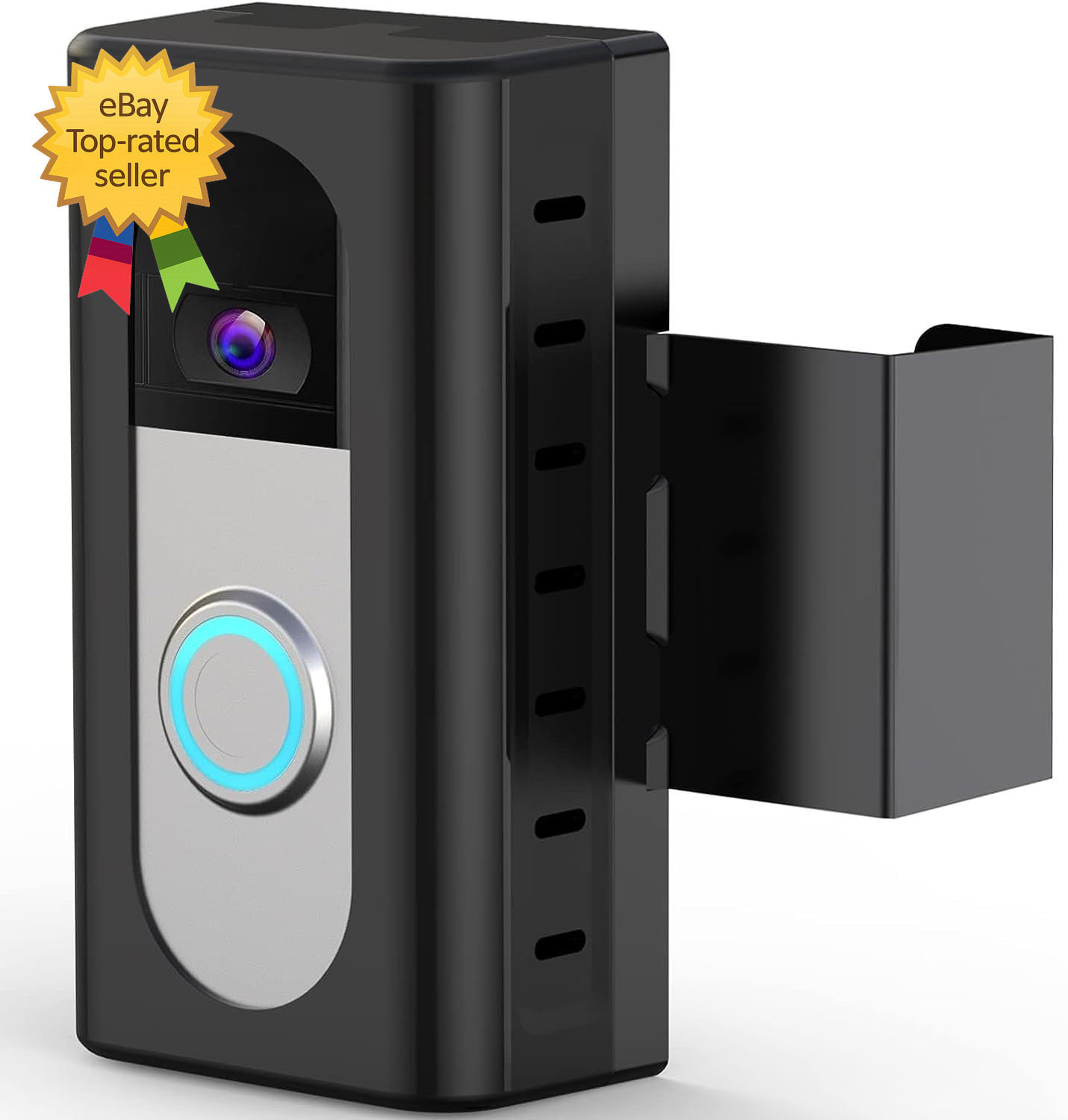 Anti Theft Video Doorbell Mount Compatible Ring Blink Adjustable Bracket Holder