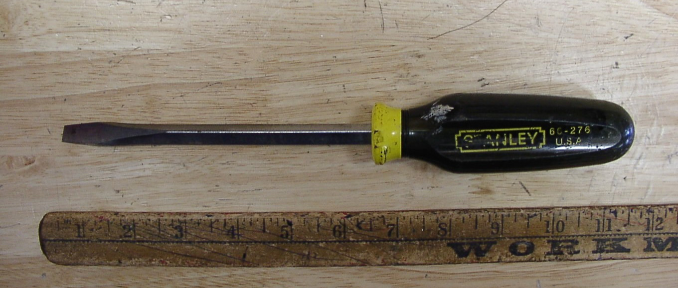 Vintage Stanley 66-276 Workmaster Screwdriver,10-1/2" Long With 5/16" Tip,VGC