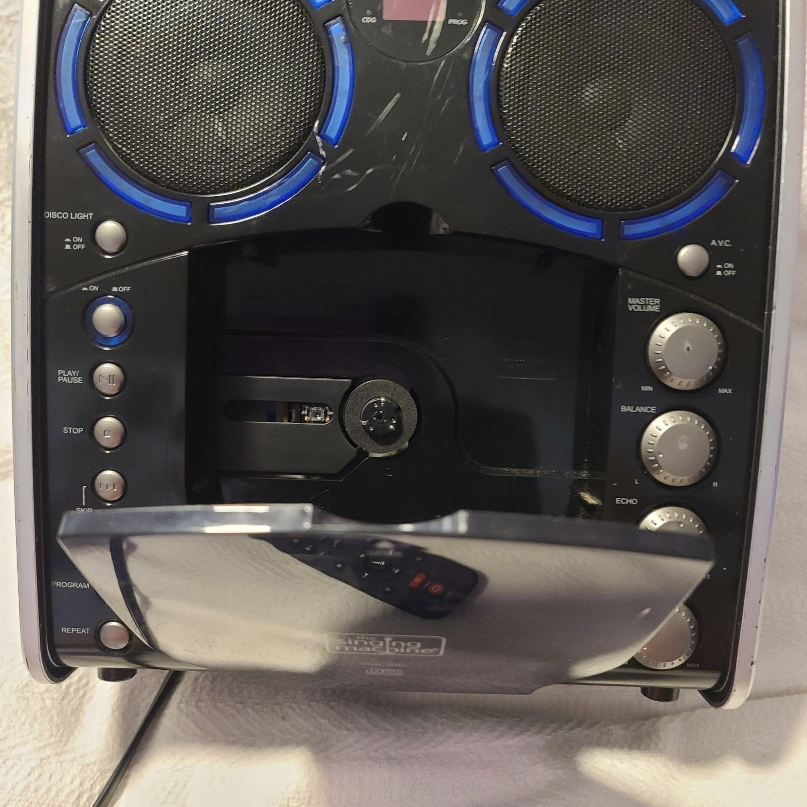 The Singing Machine, SML 383 portable karaoke machine No Mic