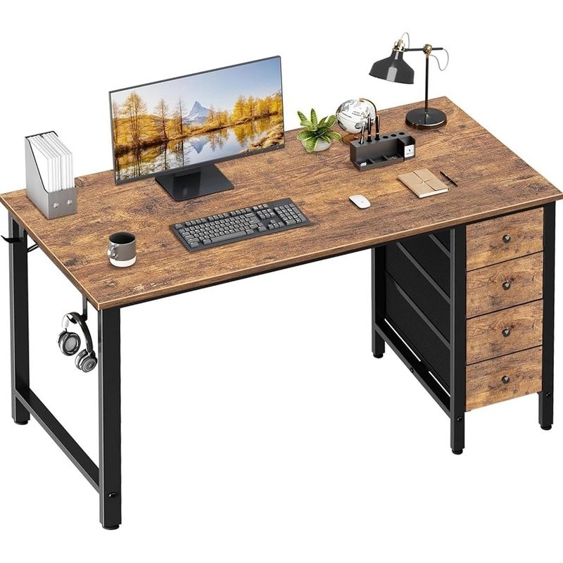 Space Saving Computer Desk Easy Assembly Sturdy Home Office Study Writing New