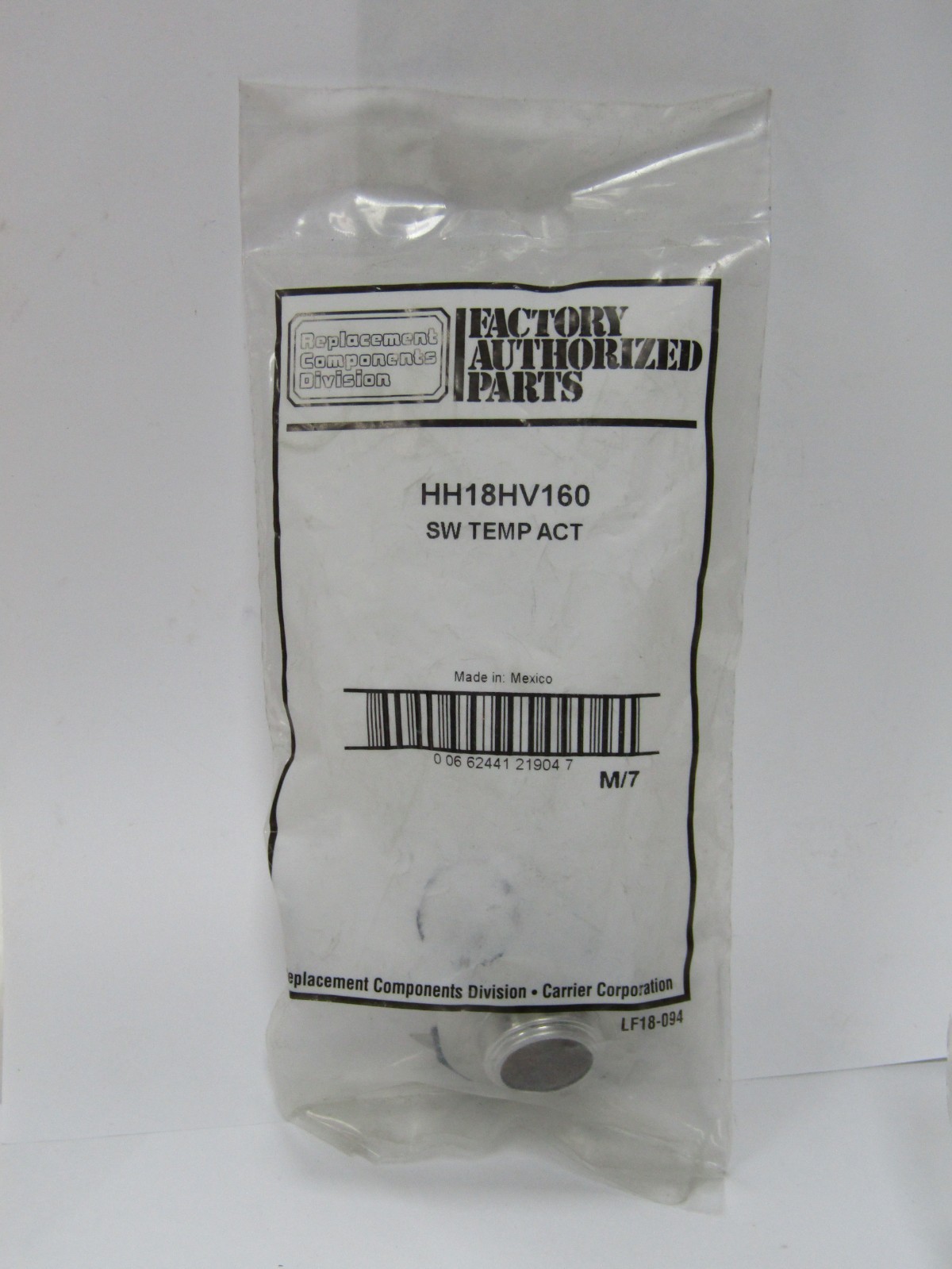🙌 NEW CARRIER AUTO LIMIT SWITCH 157-160F° HH18HV160