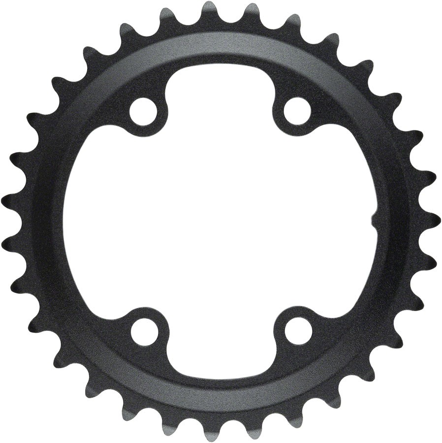 microSHIFT Sword Chainring - 31t, 80 Asym BCD, Inner ring for 2 x 9/10-Speed, Bl