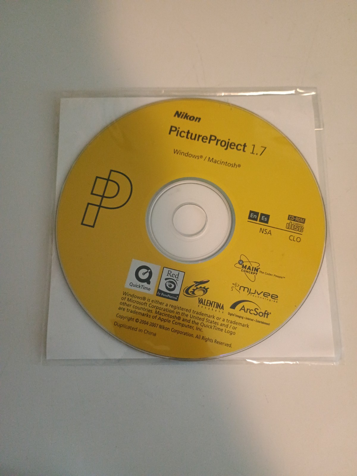 Nikon Picture Project 1.7 Windows & Mac CD-Rom & Reference Manual Disc - 2 Discs