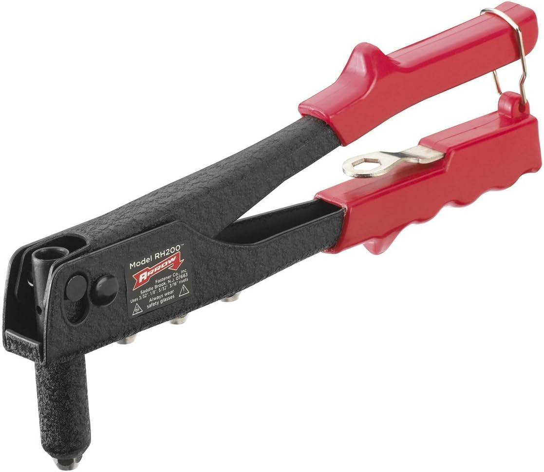 Arrow RH200S Professional Manual Rivet Tool, Uses 1/8-Inch, 5/32-Inch, 3/16-Inch