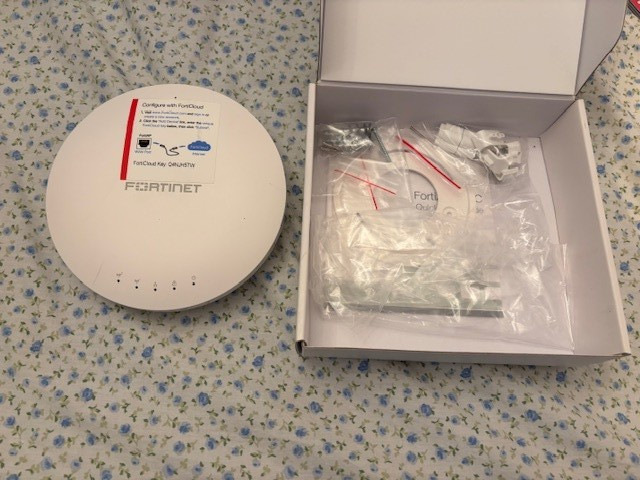 FORTINET FortiAP-221C-A Wireless Access Point Open Box Not Used
