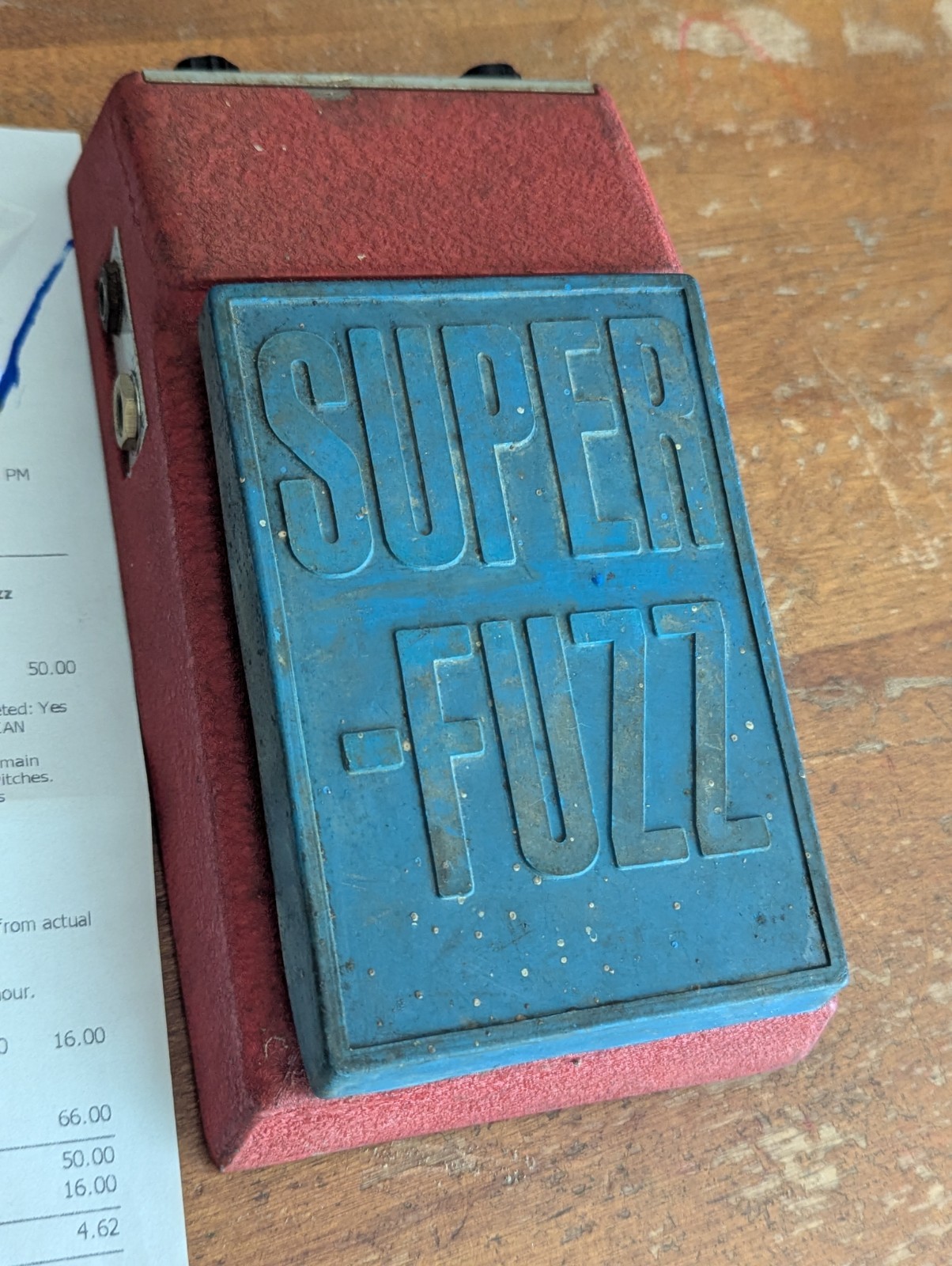 Vintage Univox Super Fuzz Guitar Pedal  Fully Tested And Updated!