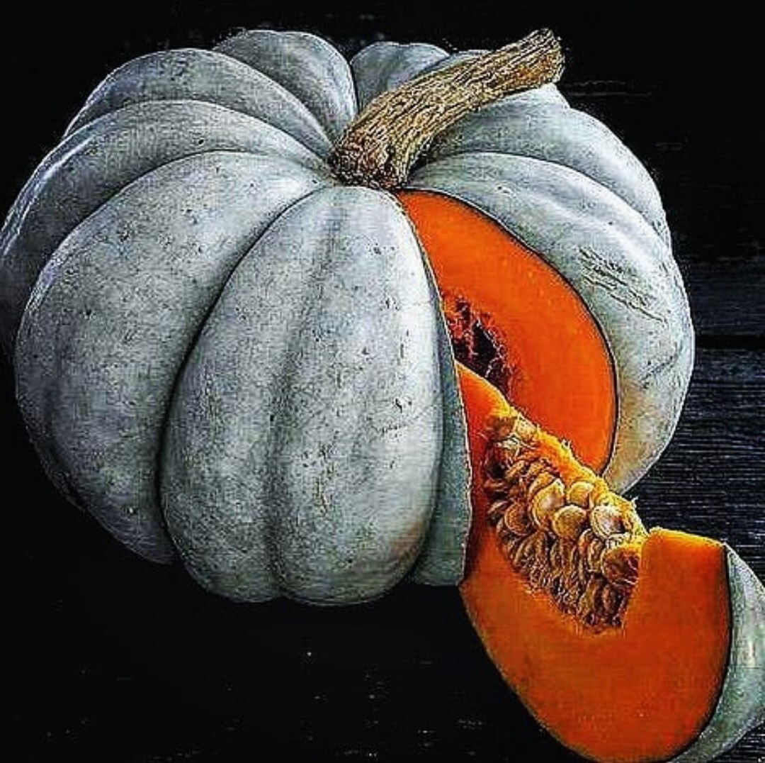 30 Jarrahdale Blue Pumpkin Seeds - Jarradale Queensland Cinderella Doll -- FRESH
