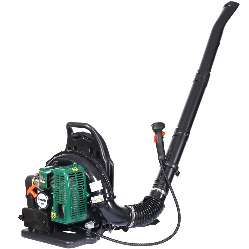 2 Stroke Backpack Leaf Blower, Gas 63.3cc 3.6HP 750 CFM Free Shipping