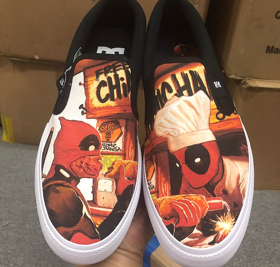 DC Mens Manual Slip-on Textile US Size