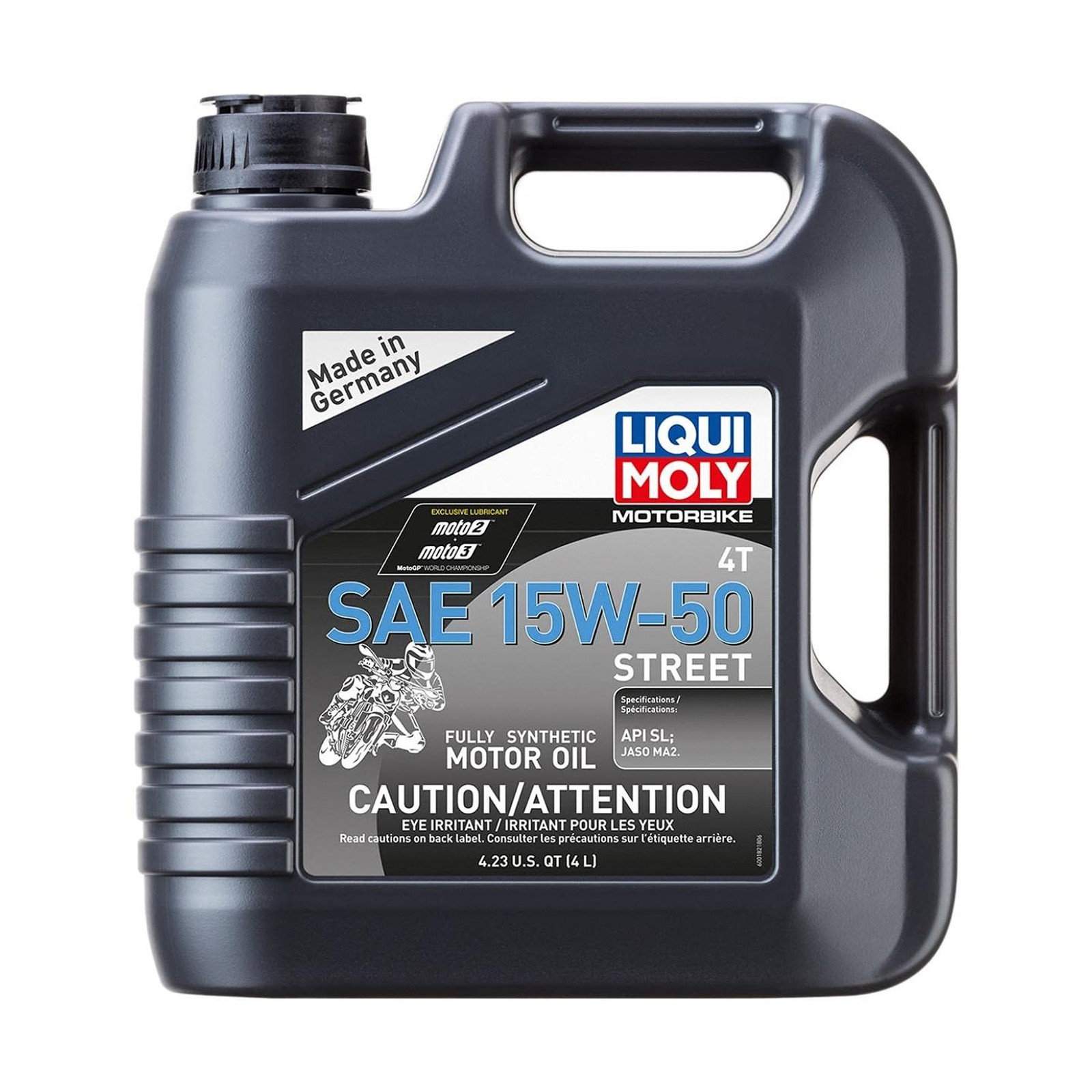 Liqui Moly Motorbike 4T SAE 15W-50 Street | Full Synthetic Motor Oil | 4 Lite...