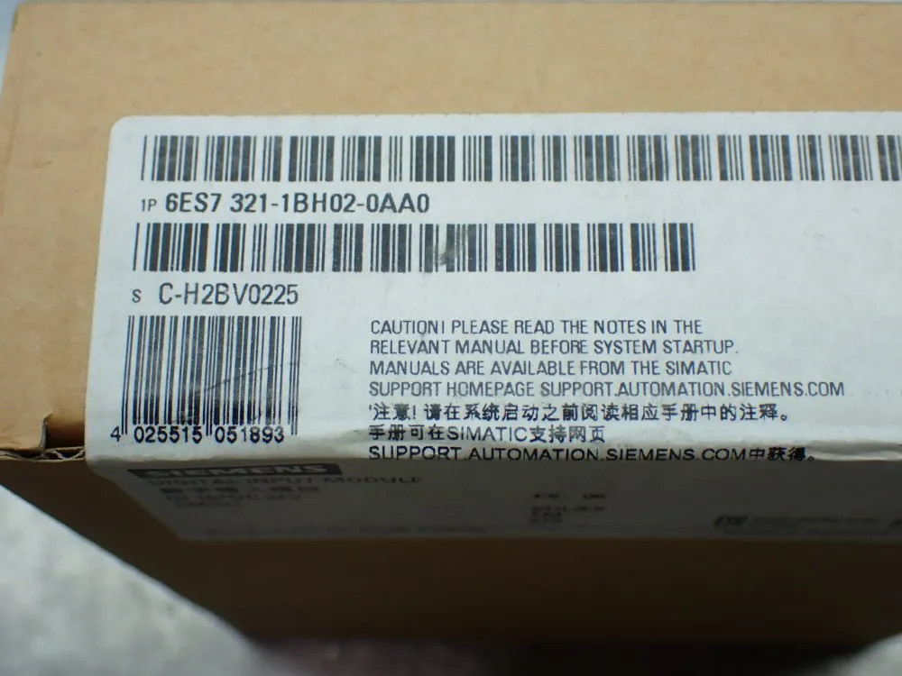 SIEMENS 6ES7 321-1BH02-0AA0 DIGITAL INPUT MODULE 03251190640