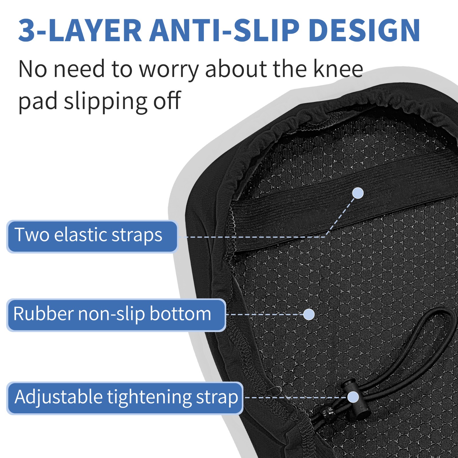 SPRING SEAON Knee Scooter Cushion Pad Cover for Adults Cool Fabric Cushion