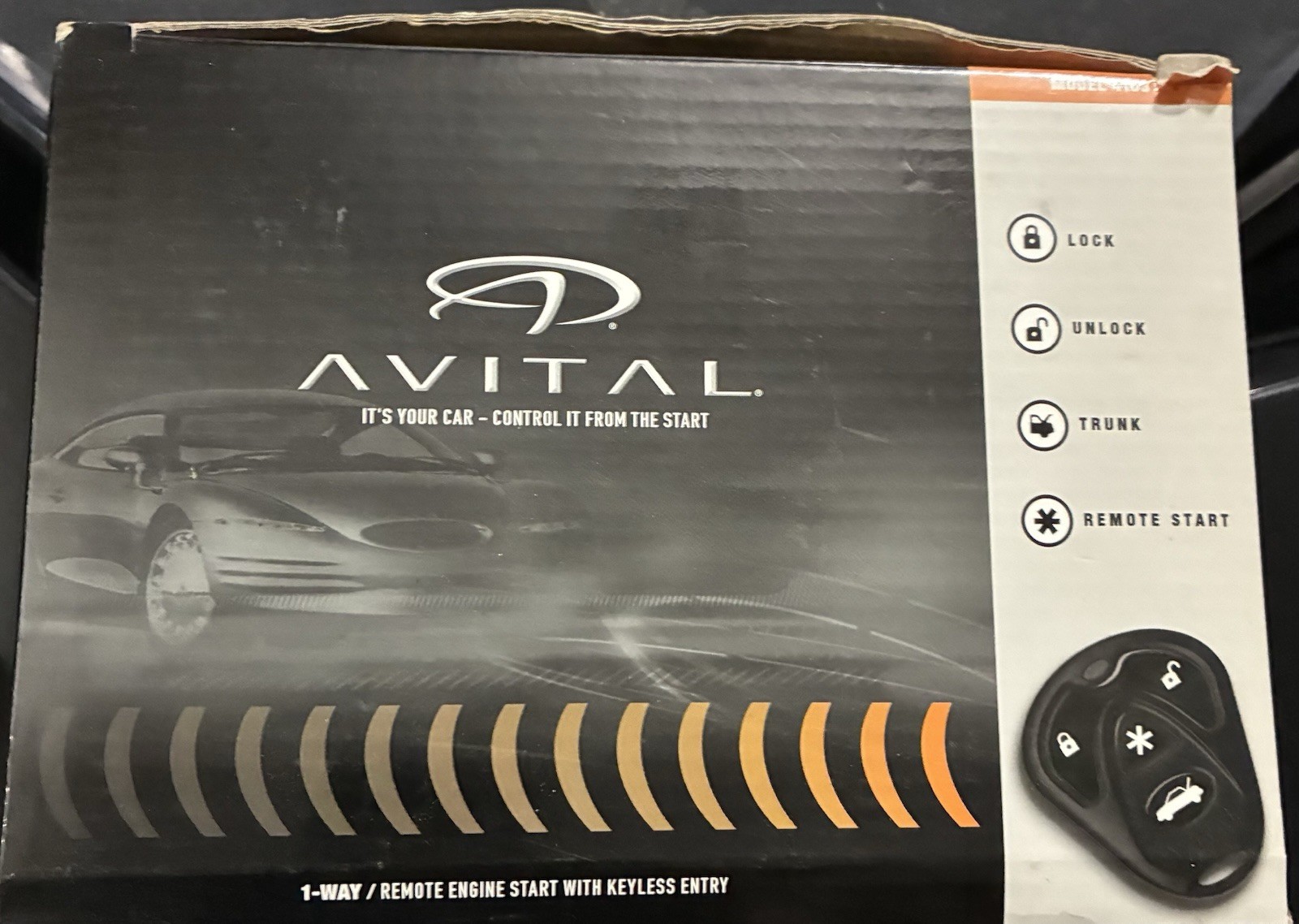 Avital 4103 1-Way Remote Start Kit with Keyless Entry System