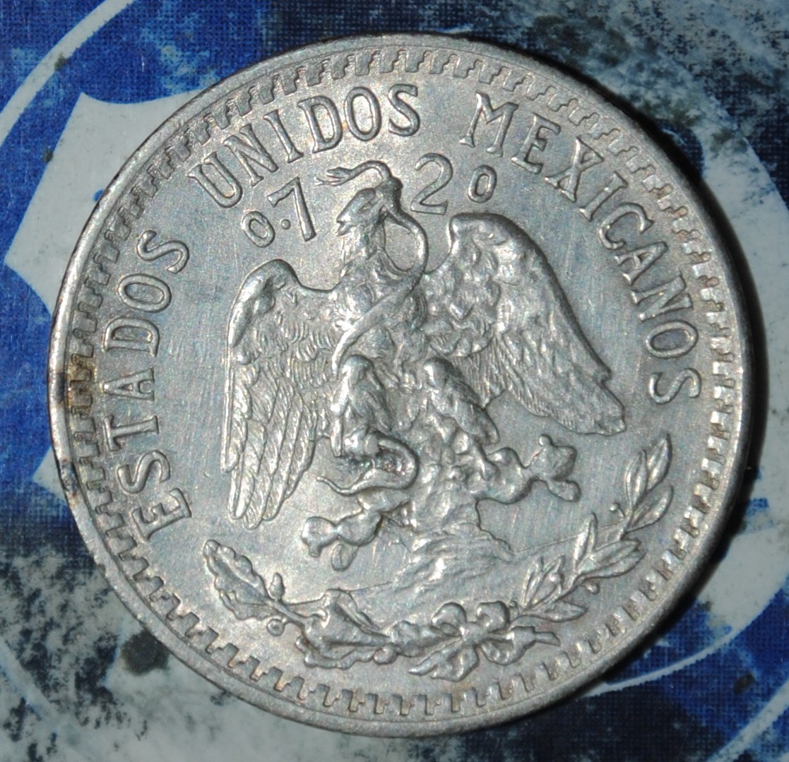 MEXICO Silver 20 Centavos 1934 {{{D014