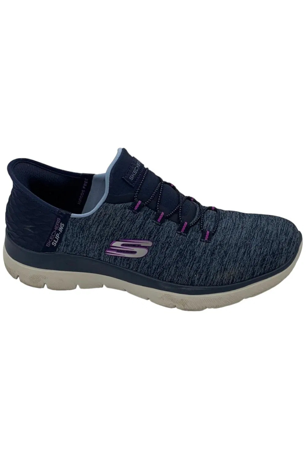 Skechers SlipIns Summits Bungee Sneaker Navy