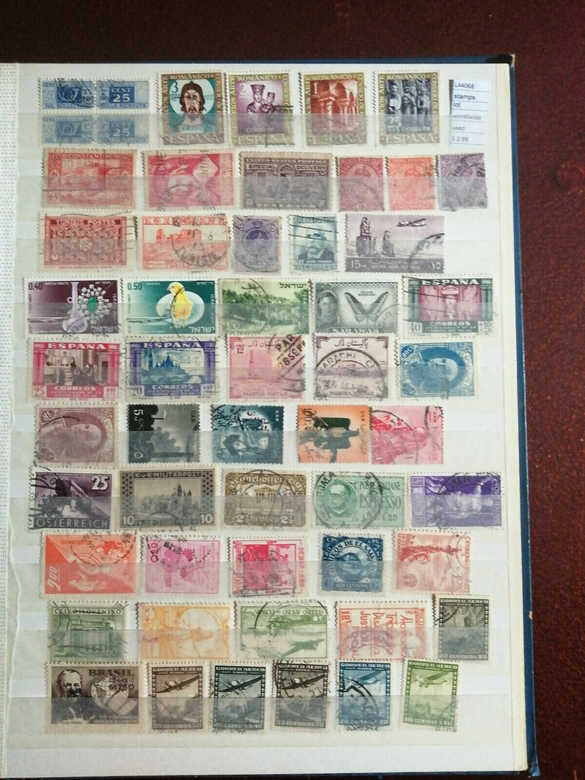 STAMPS LOT WORLDWIDE HIGH VALUES USED  (L44068)