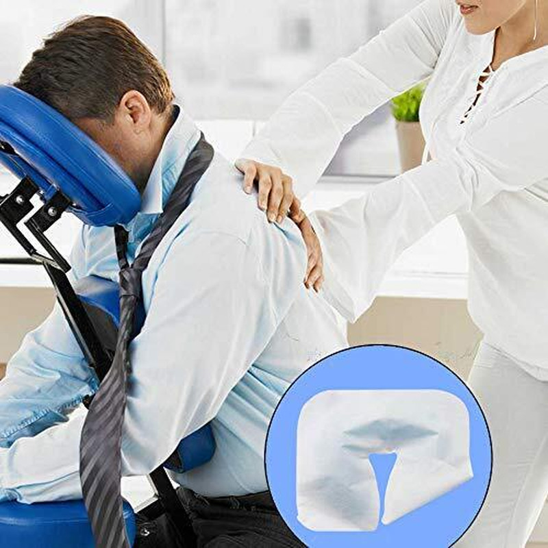 120 Count Disposable Face Cradle Covers for Massage Table Massage Chairs