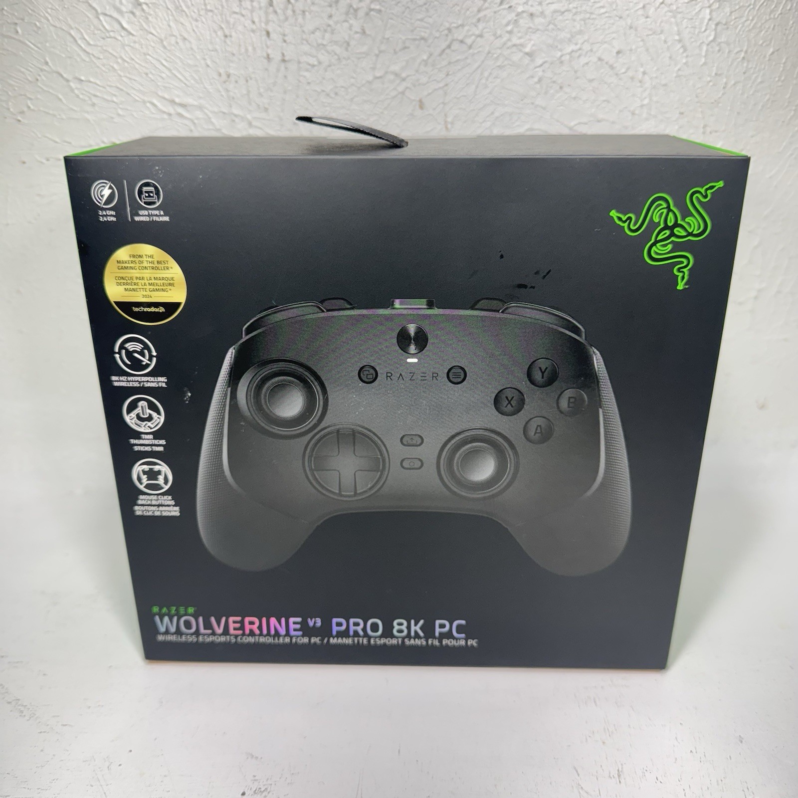 Razer Wolverine V3 Pro 8K PC Wireless Esports Controller Black NEW SEALED