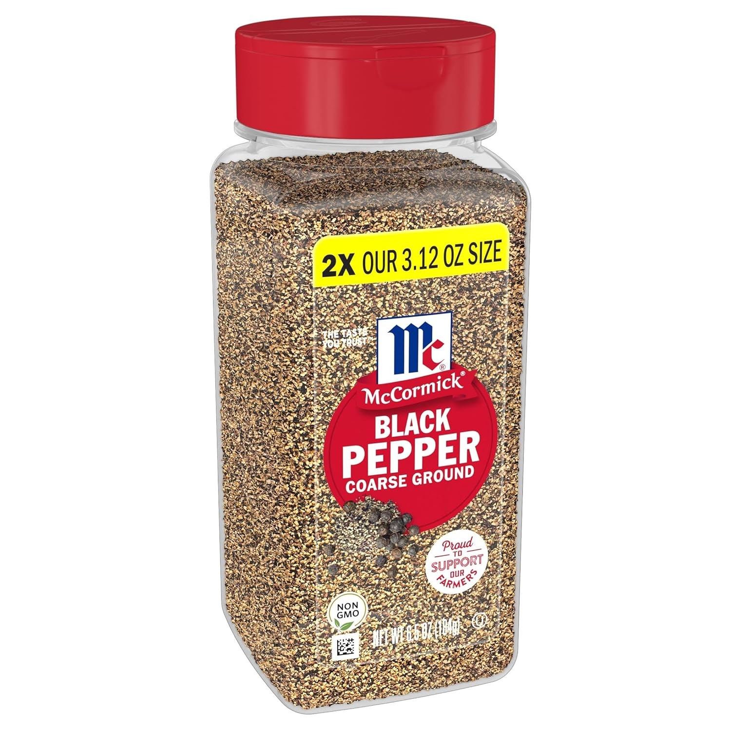 McCormick Coarse Ground Black Pepper, 6.5 oz Ounce (Pack of 1)