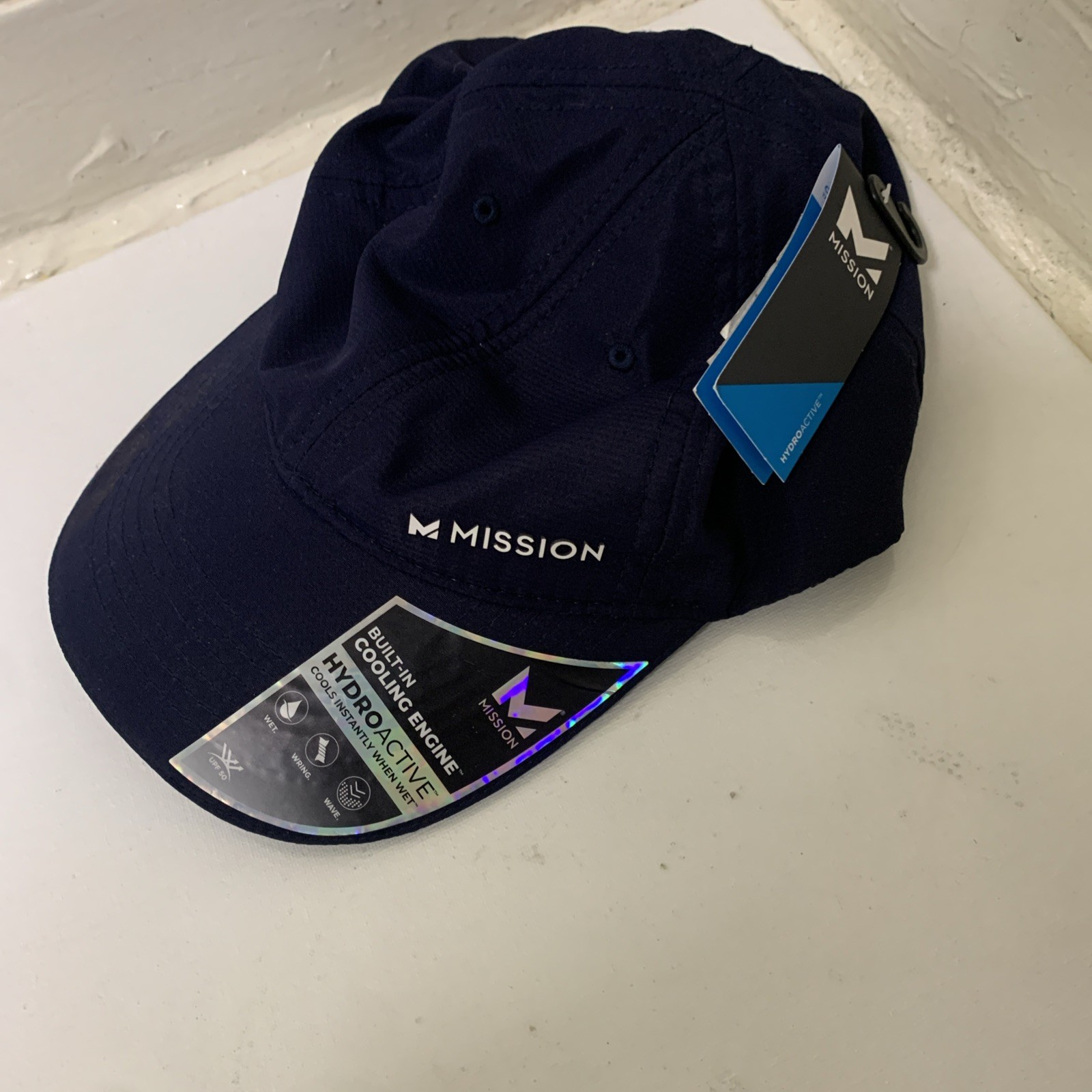 Mission Cooling Performance Hat Navy Blue / White 109356 One Size Fits Most