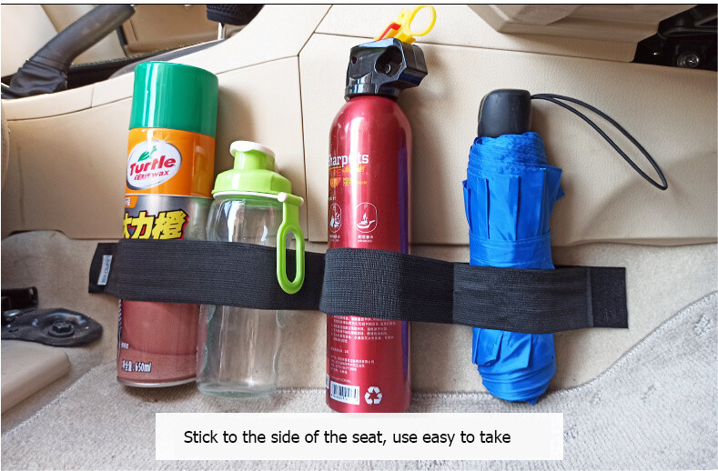 Car Trunk Storage Fixing Elastic Belt Organizer Tapes Fire Extinguisher Fixed