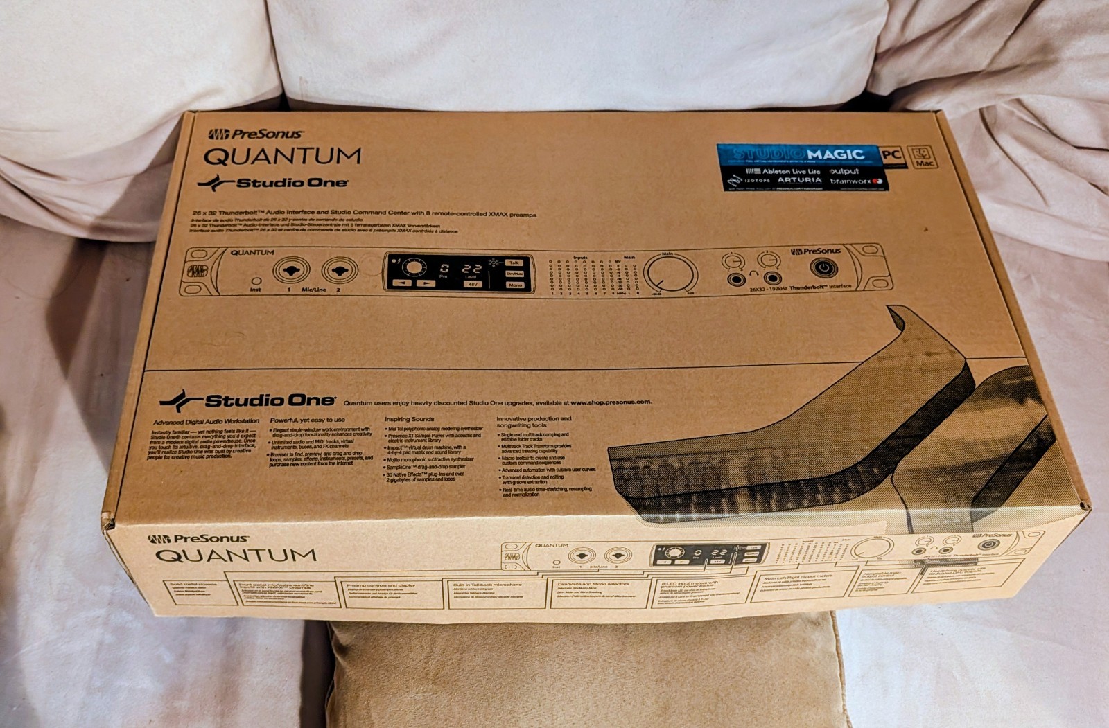 PreSonus Quantum 26x32 Thunderbolt Rack Audio Interface w/ 8 Mic Inputs