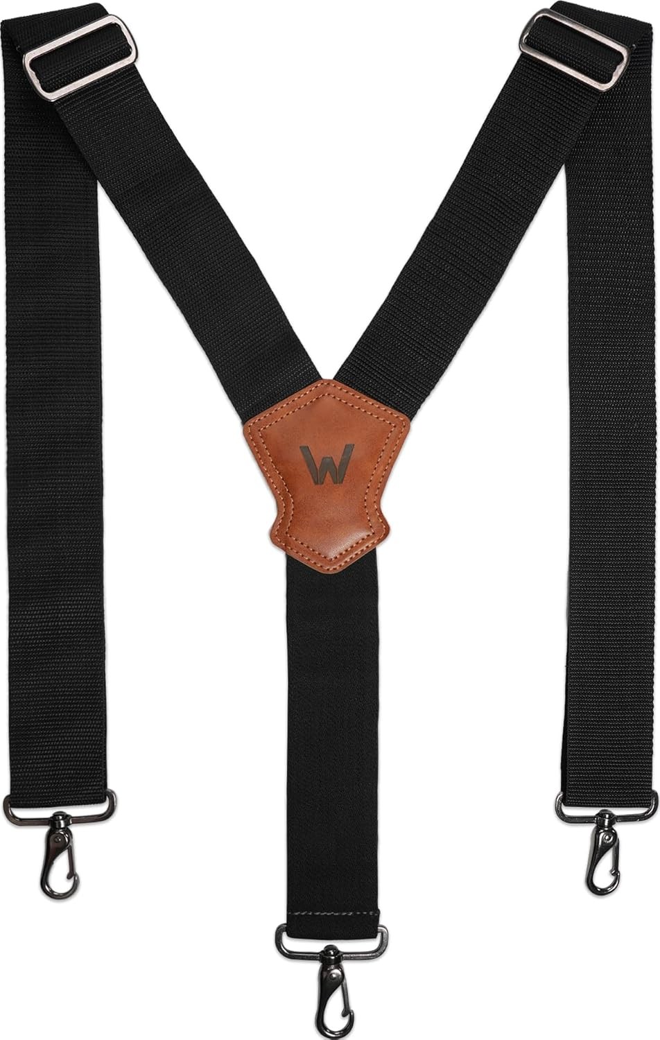 WELKINLAND 2Inch Y-Back Mens Suspenders, Heavy-Duty Suspenders Y Back, Wide...